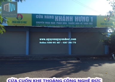 CỬA CUỐN KHE THOÁNG CÔNG NGHỆ ĐỨC TẠI BẠC LIÊU - PHẦN 2