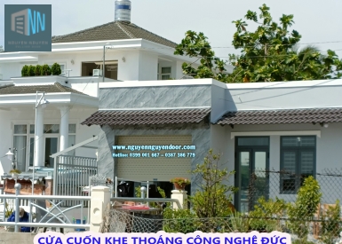 CỬA CUỐN KHE THOÁNG CÔNG NGHỆ ĐỨC & CỬA NHÔM XINGFA NHẬP KHẨU TẠI ĐƯỜNG BÀ HẠT, QUẬN 10