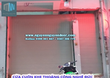 CỬA CUỐN KHE THOÁNG CÔNG NGHỆ ĐỨC TẠI QUẬN 5, TP HCM