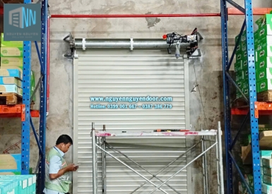 CỬA CUỐN KHE THOÁNG CÔNG NGHỆ ĐỨC TẠI BIG C ĐỒNG NAI