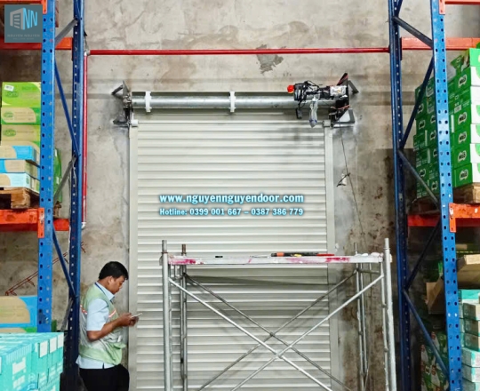 CỬA CUỐN KHE THOÁNG CÔNG NGHỆ ĐỨC TẠI BIG C ĐỒNG NAI