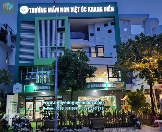 CÔNG TRÌNH CỬA CUỐN CN ĐỨC TRƯỜNG MẦM NON KHANG ĐIỀN, QUẬN 9