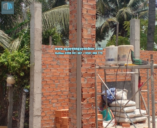 CÔNG TRÌNH CỬA CUỐN CÔNG NGHỆ ĐỨC NHÀ CHỊ THƯƠNG QUỐC LỘ 13