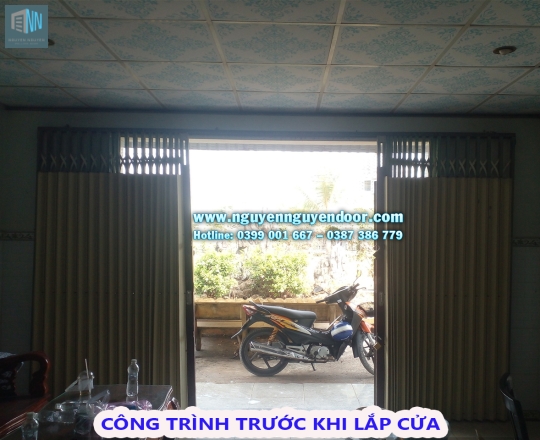 CỬA CUỐN LÁ BÍT CÔNG NGHỆ ĐỨC TẠI ĐỨC HÒA, LONG AN