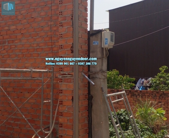 CÔNG TRÌNH CỬA CUỐN CÔNG NGHỆ ĐỨC NHÀ CHỊ THƯƠNG QUỐC LỘ 13