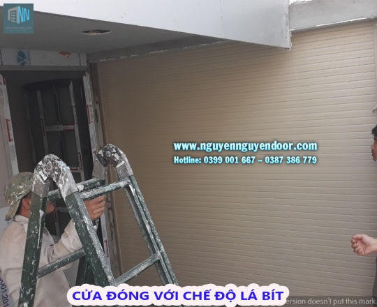 CỬA CUỐN KHE THOÁNG CÔNG NGHỆ ĐỨC TẠI LÊ HỒNG PHONG, QUẬN 10