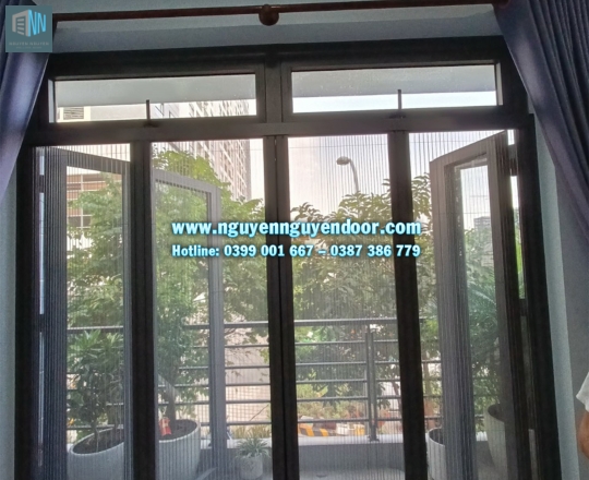 CỬA LƯỚI CHỐNG MUỖI KHÔNG RAY - CÁNH NỐI TẠI TAM BÌNH, THỦ ĐỨC