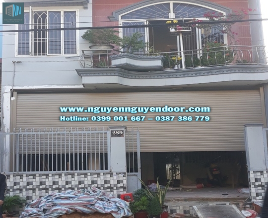 CỬA CUỐN LÁ BÍT CÔNG NGHỆ ĐỨC TẠI ĐƯỜNG LINH ĐÔNG, THỦ ĐỨC