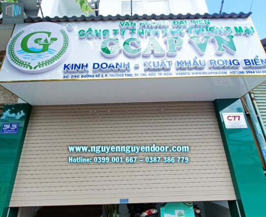 CỬA CUỐN KHE THOÁNG CÔNG NGHỆ ĐỨC TẠI P TRƯỜNG THỌ THỦ ĐỨC