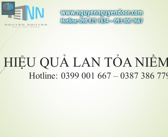 CÔNG TRÌNH CỬA CUỐN HUYỆN HÓC MÔN