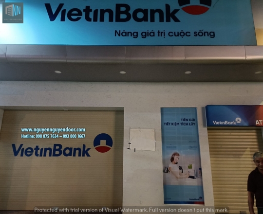 CÔNG TRÌNH CỬA CUỐN NH VIETINBANK