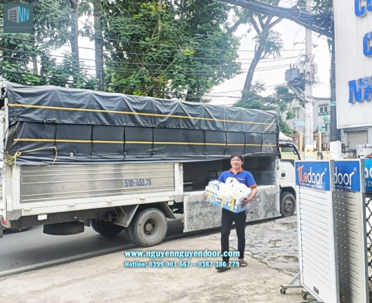 CỬA CUỐN LÁ BÍT CÔNG NGHỆ ĐỨC TẠI LÊ QUANG ĐỊNH