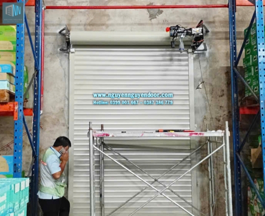 CỬA CUỐN KHE THOÁNG CÔNG NGHỆ ĐỨC TẠI BIG C ĐỒNG NAI