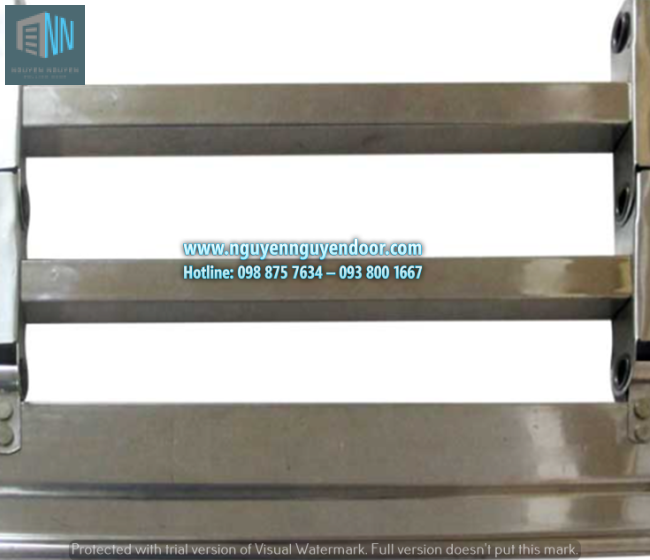 CỬA CUỐN SONG NGANG VUÔNG 13 X 26 INOX