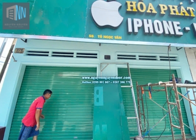 CỬA CUỐN TẤM LIỀN CÔNG NGHỆ ÚC TẠI 570 TÔ NGỌC VÂN THỦ ĐỨC