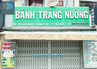 CỬA KÉO CÔNG NGHỆ ĐỨC TẠI 76 HỮU NGHỊ BÌNH THỌ THỦ ĐỨC