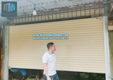 CỬA CUỐN TẤM LIỀN CÔNG NGHỆ ÚC TẠi ĐƯỜNG SỐ 17 LINH ĐÔNG THỦ ĐỨC