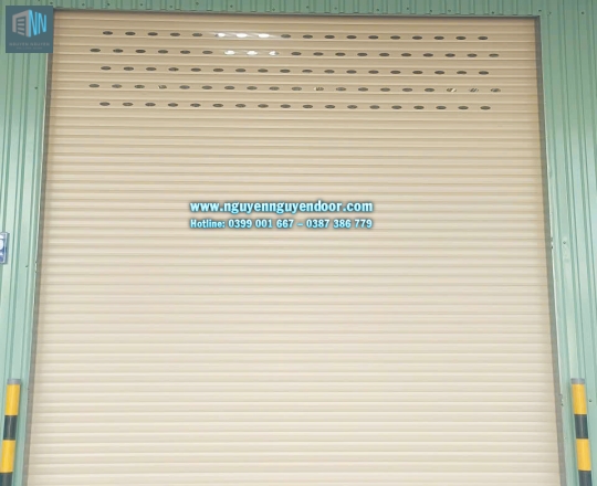 CỬA CUỐN NAN BÍT CÔNG NGHỆ ĐỨC TẠI PHÚ CHÂU THỦ ĐỨC