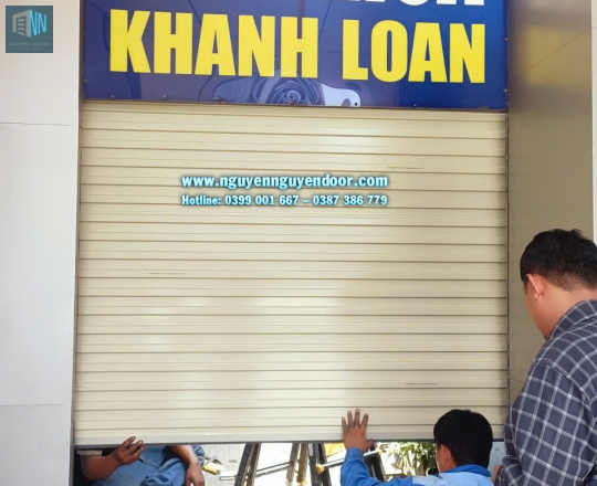 CỬA CUỐN TẤM LIỀN CÔNG NGHỆ ÚC TẠI VÕ VĂN NGÂN