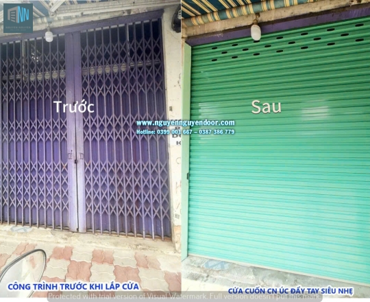 CỬA CUỐN TẤM LIỀN CÔNG NGHỆ ÚC SIÊU NHẸ