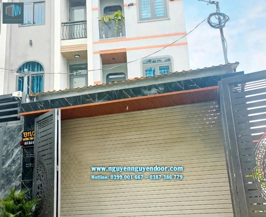 CỬA CUỐN CÔNG NGHỆ ĐỨC CHẾ ĐỘ KHE THOÁNG TẠI BÌNH CHIỀU
