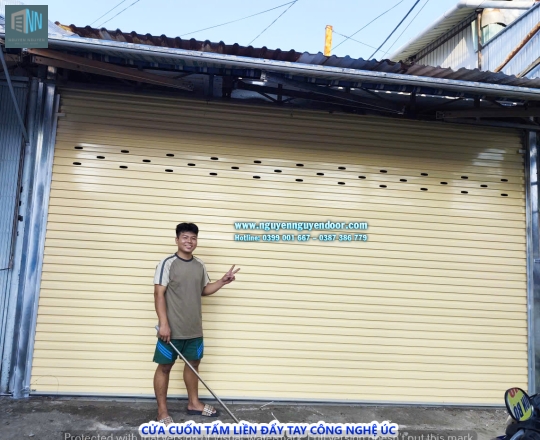 CỬA CUỐN TẤM LIỀN CÔNG NGHỆ ÚC TẠI NHÀ BÈ QUẬN 7