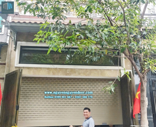 CỬA CUỐN KHE THOÁNG CÔNG NGHỆ ĐỨC TẠI LÀNG TĂNG PHÚ QUẬN 9