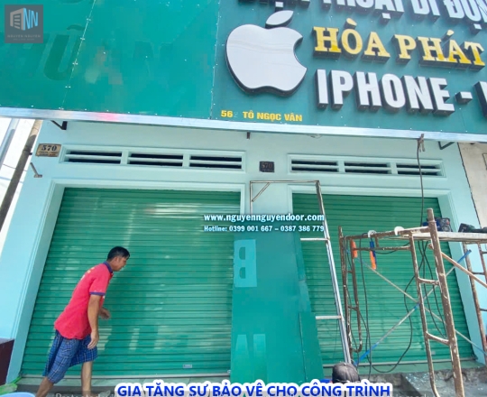 CỬA CUỐN TẤM LIỀN CÔNG NGHỆ ÚC TẠI 570 TÔ NGỌC VÂN THỦ ĐỨC