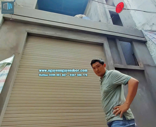 CỬA CUỐN KHE THOÁNG CÔNG NGHỆ ĐỨC TẠI QUANG TRUNG GÒ VẤP