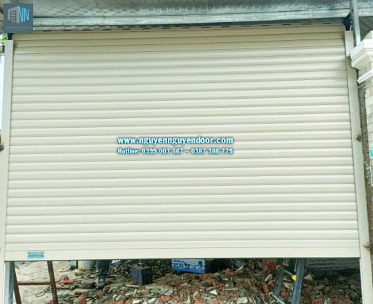 CỬA CUỐN LÁ BÍT CÔNG NGHỆ ĐỨC TẠI BẾ VĂN ĐÀN THỦ ĐỨC