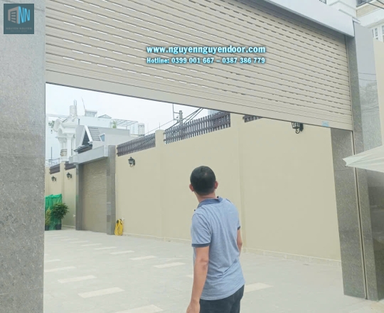 CỬA CUỐN KHE THOÁNG CÔNG NGHỆ ĐỨC TẠI QL13