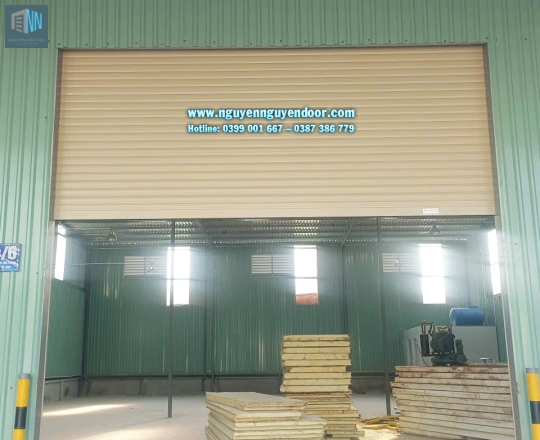 CỬA CUỐN NAN BÍT CÔNG NGHỆ ĐỨC TẠI PHÚ CHÂU THỦ ĐỨC