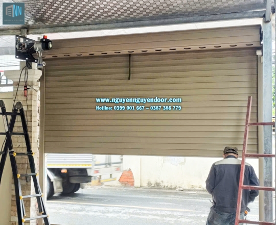 CỬA CUỐN LÁ BÍT CÔNG NGHỆ ĐỨC TẠI BẾ VĂN ĐÀN THỦ ĐỨC