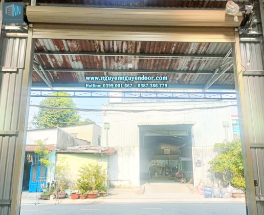 CỬA CUỐN NAN BÍT CÔNG NGHỆ ĐỨC TẠI PHÚ CHÂU THỦ ĐỨC