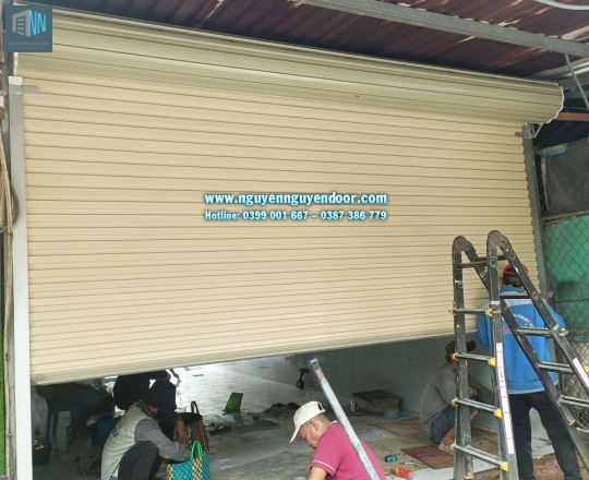 CỬA CUỐN TẤM LIỀN CÔNG NGHỆ ÚC TẠI ĐƯỜNG SỐ 17 LINH XUÂN THỦ ĐỨC