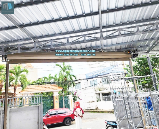 CỬA CUỐN LÁ BÍT CÔNG NGHỆ ĐỨC TẠI TRẦN HƯNG ĐẠO THỦ ĐỨC