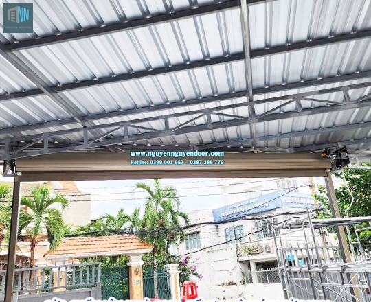 CỬA CUỐN LÁ BÍT CÔNG NGHỆ ĐỨC TẠI TRẦN HƯNG ĐẠO THỦ ĐỨC