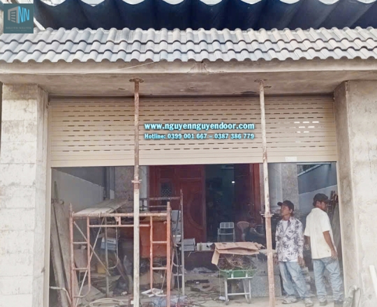 CỬA CUỐN KHE THOÁNG CÔNG NGHỆ ĐỨC TẠI NGÃ TƯ HÒA LÂN 