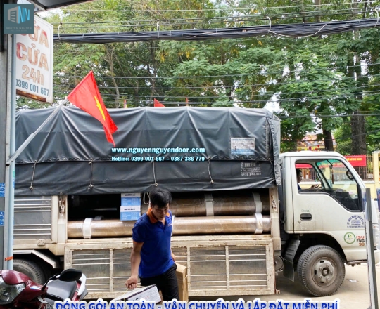 CỬA CUỐN KHE THOÁNG CÔNG NGHỆ ĐỨC TẠI NGÃ TƯ HÒA LÂN 