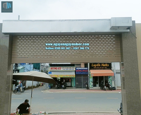 CỬA CUỐN KHE THOÁNG CÔNG NGHỆ ĐỨC TẠI QL13