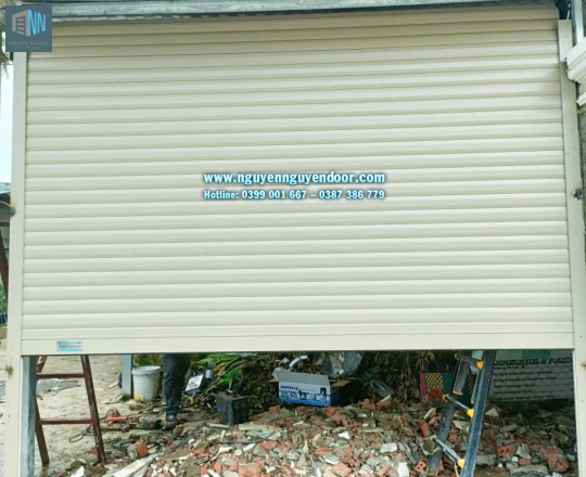 CỬA CUỐN LÁ BÍT CÔNG NGHỆ ĐỨC TẠI BẾ VĂN ĐÀN THỦ ĐỨC