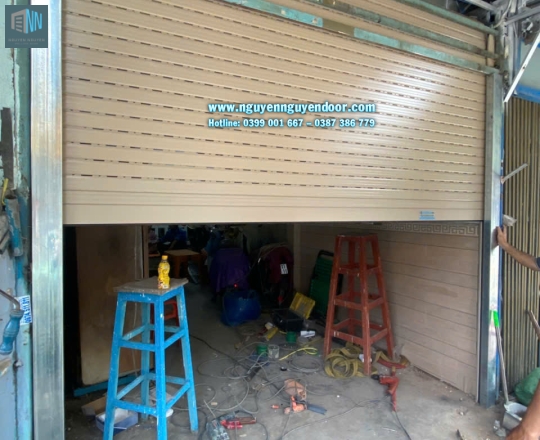 CỬA CUỐN KHE THOÁNG CÔNG NGHỆ ĐỨC TẠI ĐƯỜNG SỐ 10 TAM BÌNH