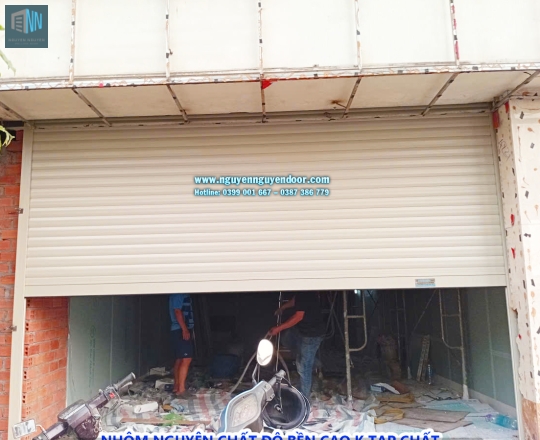 CỬA CUỐN KHE THOÁNG CÔNG NGHỆ ĐỨC TẠI NƠ TRANG LONG BÌNH THẠNH