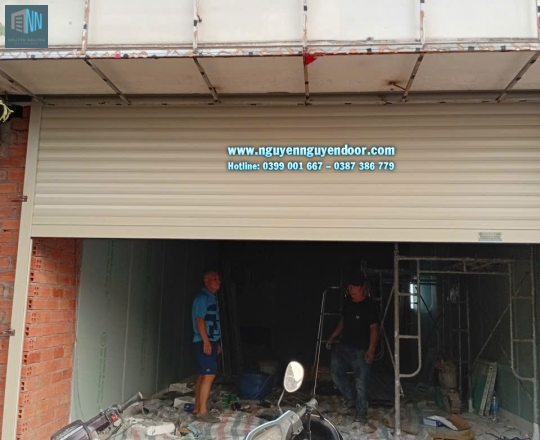 CỬA CUỐN KHE THOÁNG CÔNG NGHỆ ĐỨC TẠI NƠ TRANG LONG BÌNH THẠNH