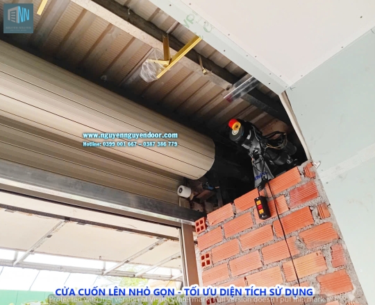 CỬA CUỐN KHE THOÁNG CÔNG NGHỆ ĐỨC TẠI NƠ TRANG LONG BÌNH THẠNH