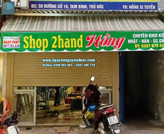 CỬA CUỐN KHE THOÁNG CÔNG NGHỆ ĐỨC TẠI ĐƯỜNG SỐ 10 TAM PHÚ THỦ ĐỨC