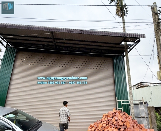 CỬA CUỐN LÁ BÍT CÔNG NGHỆ ĐỨC TẠI ĐẮK LẮK