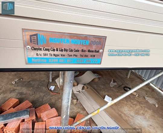 CỬA CUỐN LÁ BÍT CÔNG NGHỆ ĐỨC TẠI ĐẮK LẮK