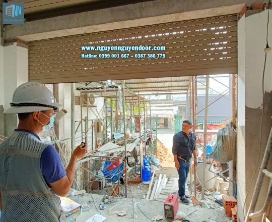 CỬA CUỐN KHE THOÁNG CÔNG NGHỆ ĐỨC LÊ THỊ HOA