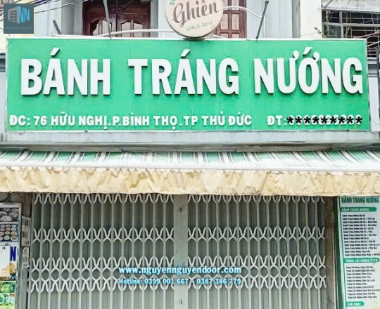 CỬA KÉO CÔNG NGHỆ ĐỨC TẠI 76 HỮU NGHỊ BÌNH THỌ THỦ ĐỨC